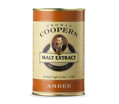 Неохмеленный солодовый экстракт Coopers Amber Malt 1,5 кг 6533 - фото 10068