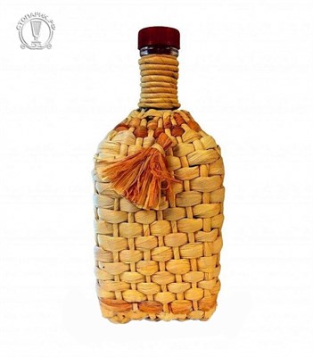 Бутылка "Штоф" 1,2 л оплетенная листьями кукурузы 6732 - фото 10866