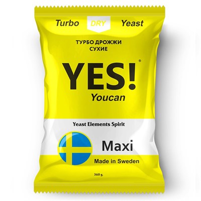 Турбо дрожжи YES! Maxi 360 гр. 8005 - фото 22855