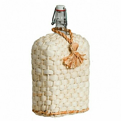 Бутылка "Викинг" 1,75 л оплетенная листьями кукурузы 6734 - фото 22986