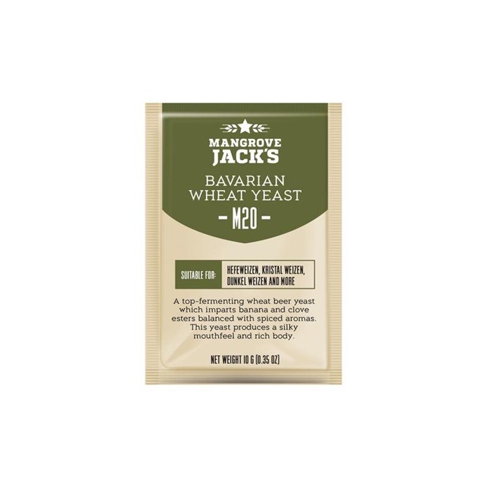 Дрожжи Mangrove Jacks Craft Series Yeast - Bavaria Wheat M20 4957 - фото 24125