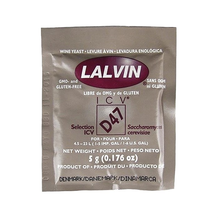 Дрожжи винные Lalvin ICV - D47 5 гр 7727 - фото 24234