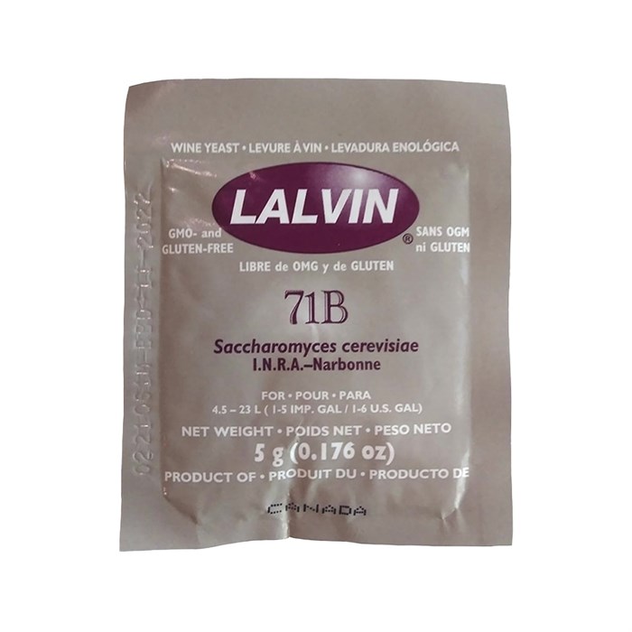 Дрожжи винные Lalvin 71B-1122, 5 гр. 7803 - фото 24237