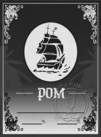 Этикетка "Ром" 20 шт 7973