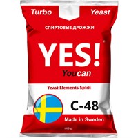 Турбо дрожжи YES! C48 140 гр. 8002
