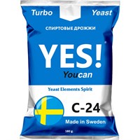 Турбо дрожжи YES! C24 180 гр. 8001