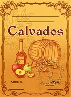 Этикетка "Calvados" 20 шт 8671