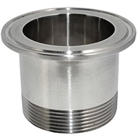 Переходник с кламп 2,0" на внешнюю резьбу DN40 (48 мм) 8359