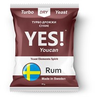 Турбо дрожжи YES! Rum 45 гр. 8006