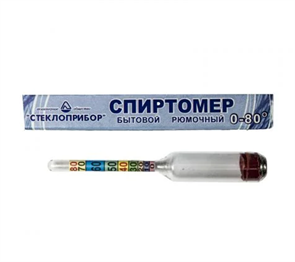 Спиртомер рюмочный Украина 332