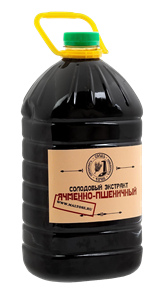 Экстракт солодовый "Ячменно-пшеничный" 3 л. (3,9 кг) 9190