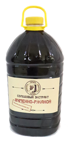Экстракт солодовый "Ячменно-ржаной" 3 л. (3,9 кг) 9191
