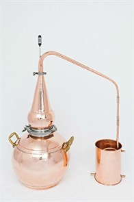 Аламбик классический Алковар 10 л с клампами 4" и 1,5" 9429