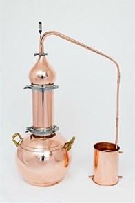 Аламбик классический с колонной Алковар 10 л с клампами 4" и 1,5" 9430