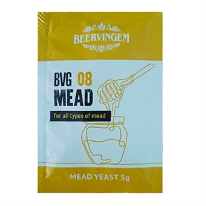 Дрожжи Beervingem для медовухи "Belgian Ale BVG-08", 5 г 8726