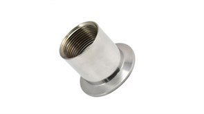 Переходник с клампа 1,5" на внутреннюю резьбу DN32 (38мм) 9849