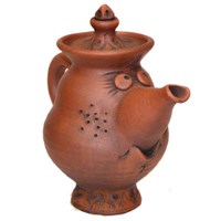 Чайник "Слоник" малый с глазурью 001172