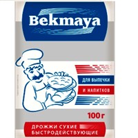 Дрожжи сухие активные "Бекмая" 100 гр 4931