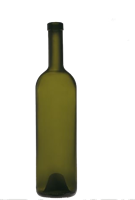 Бутылка винная 0,75 л Бордо оливковая 260