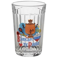 Стакан граненый с рисунком с785-54