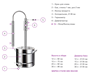 Дистиллятор "Феникс" Салют с ТЭНом 15 литров 5978 - фото 11415