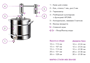 Дистиллятор "Феникс" Эконом с разборным сухопарником и ТЭНом 10 литров 5964 - фото 11440