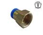 Фитинг для пневмошланга. Мама. Латунь. 12х8, резьба 1/8" 7587 - фото 15509