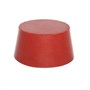 Пробка силиконовая конусная 37 (40-32 мм) красная 7467 - фото 15585