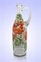 Бутылка 1 литр прозр. стекло с ручкой ручная роспись 1224 - фото 4471