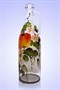 Бутылка 1 литр прозр. стекло с ручкой ручная роспись 1224 - фото 4474