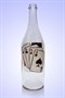 Бутылка 1 литр прозр. стекло ручная роспись 1223 - фото 4551